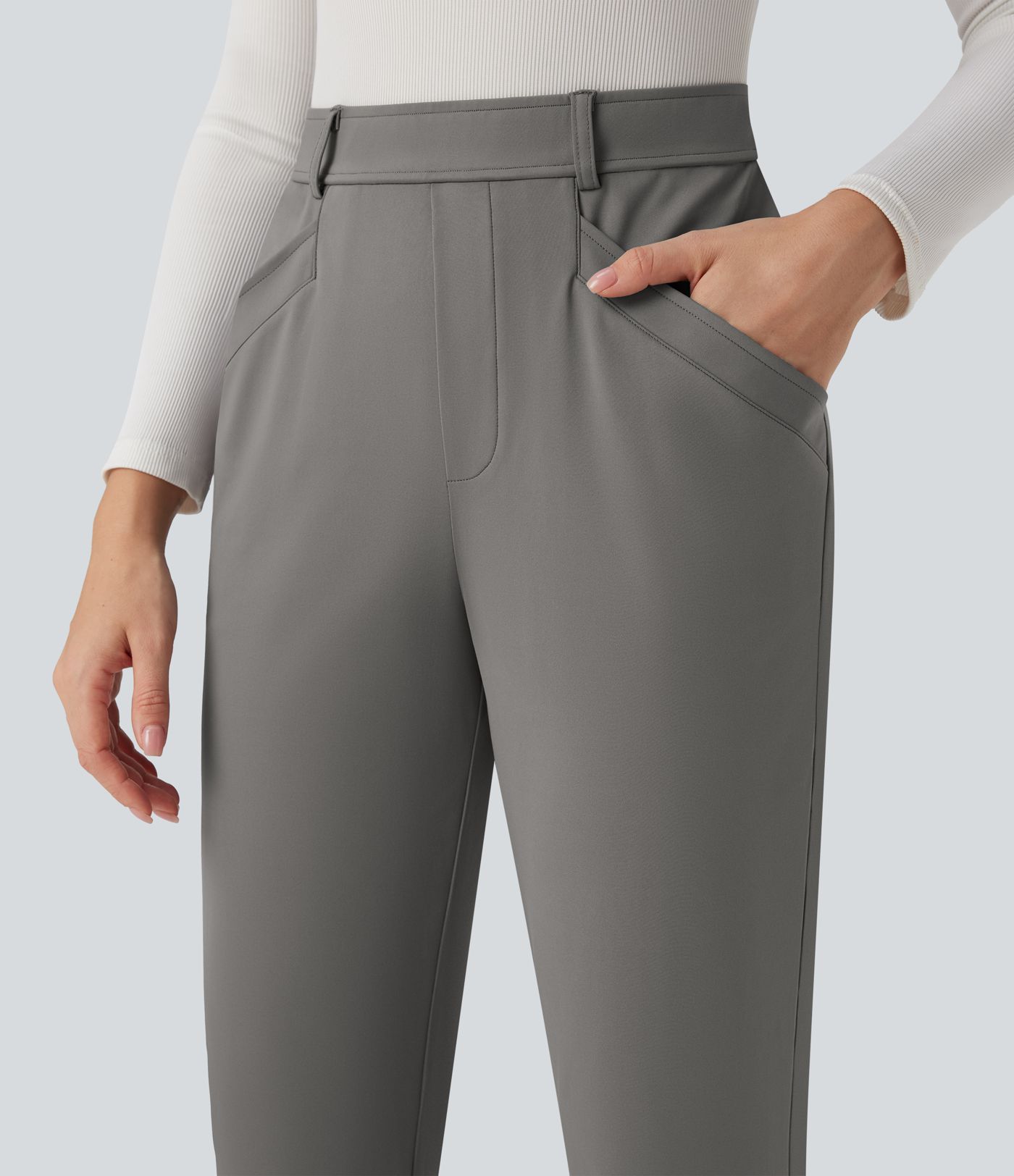 Halara Flex™ DayStretch High Waisted 7/8 Work Tapered Pants with Pockets