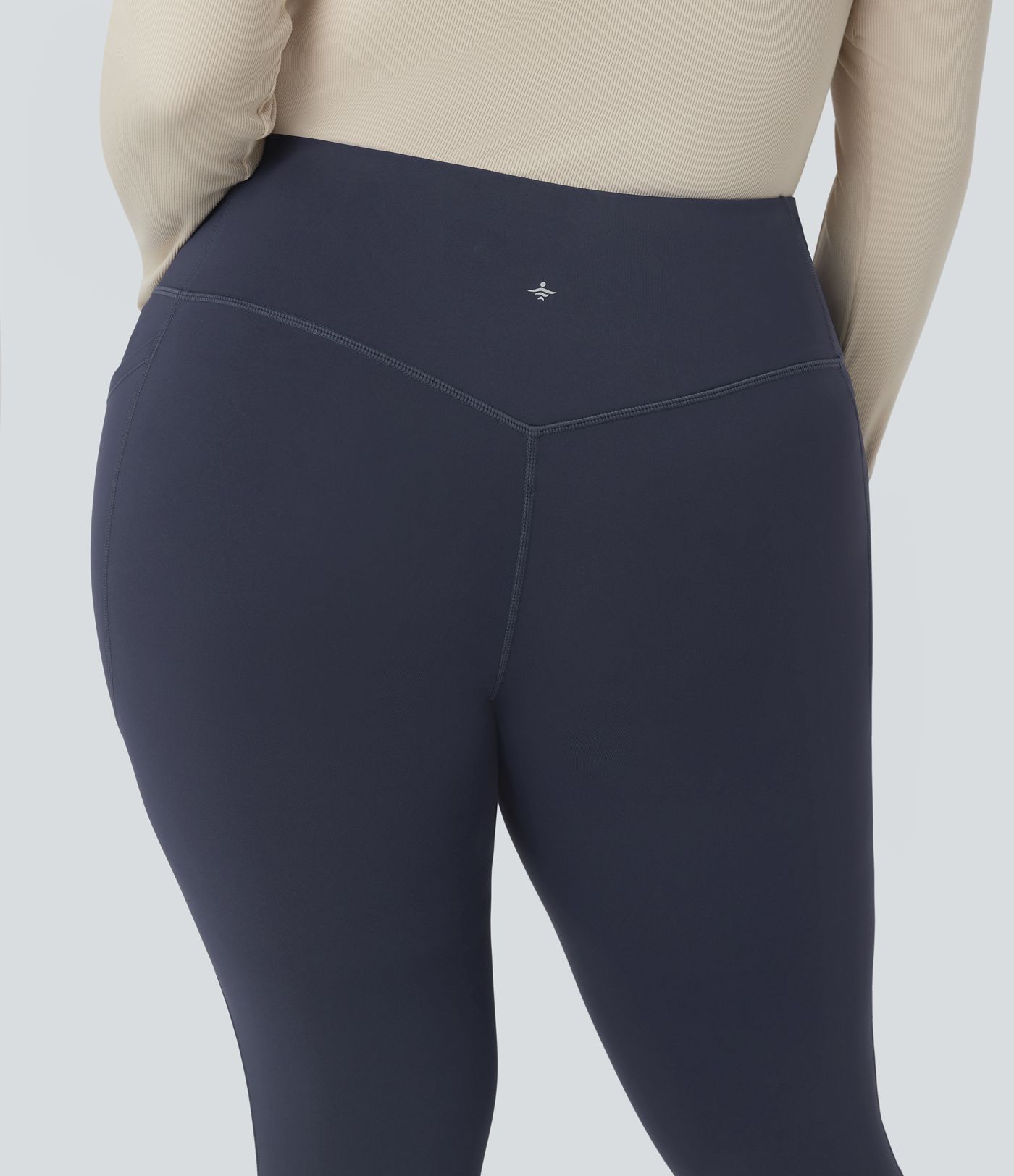 Softlyzero™ Plush - Thermo-Leggings mit hohem Bund, Seitentaschen und Bauchkontrolle - Plus-Size