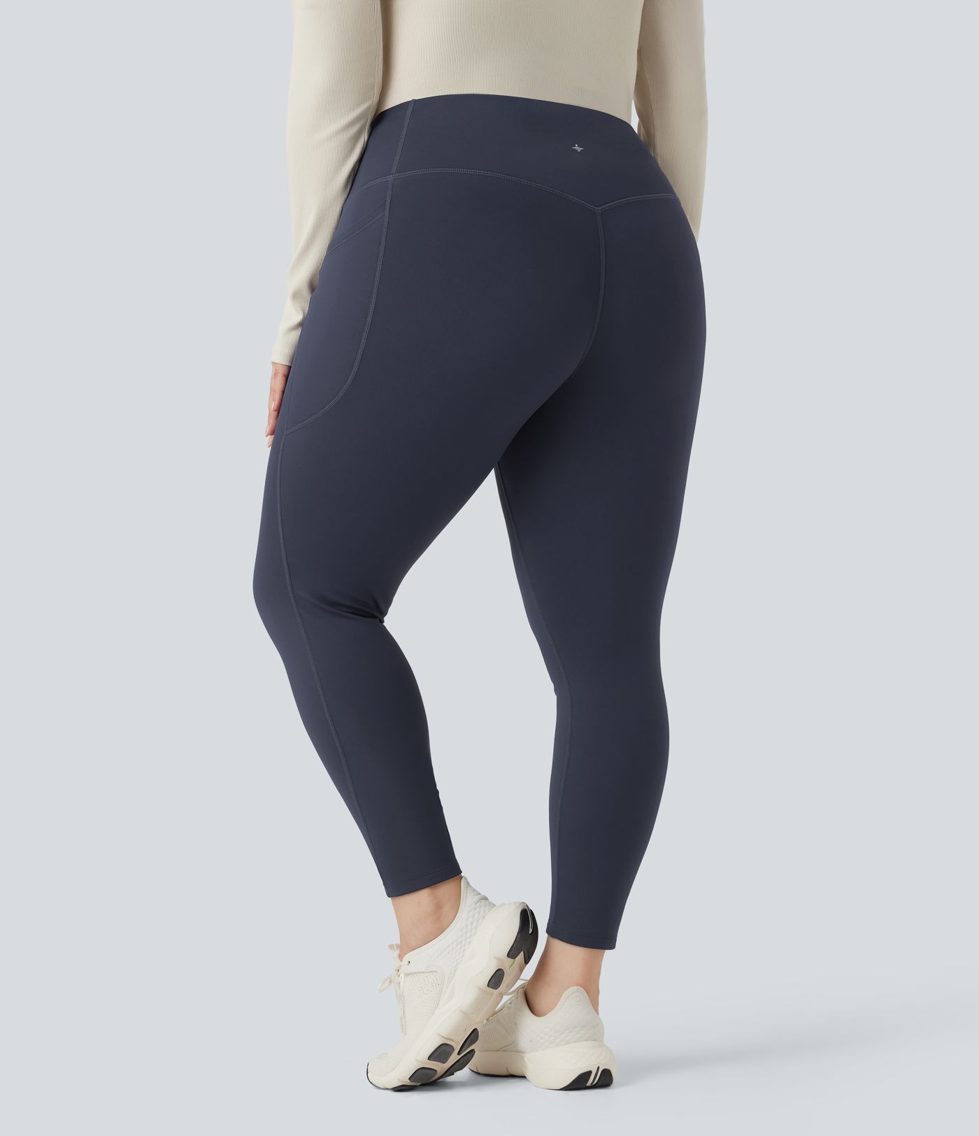 Softlyzero™ Plush - Thermo-Leggings mit hohem Bund, Seitentaschen und Bauchkontrolle - Plus-Size