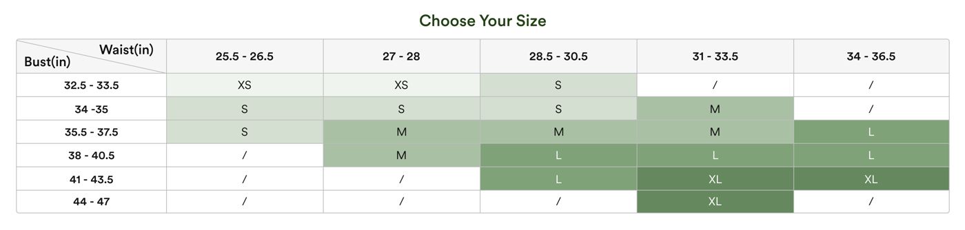 <p style="text-align:start;"></p>
<p style="text-align:left;"><span style="color: rgb(36,67,23);background-color: rgb(255,255,255);font-size: 18px;font-family: -apple-system, BlinkMacSystemFont, "Segoe UI", Roboto, "Helvetica Neue", Arial, "Noto Sans", sans-serif, "Apple Color Emoji", "Segoe UI Emoji", "Segoe UI Symbol", "Noto Color Emoji;"><strong>2. Pick your size </strong></span></p>
<p style="text-align:left;"><span style="color: rgb(36,67,23);background-color: rgb(255,255,255);font-size: 14px;font-family: -apple-system, BlinkMacSystemFont, "Segoe UI", Roboto, "Helvetica Neue", Arial, "Noto Sans", sans-serif, "Apple Color Emoji", "Segoe UI Emoji", "Segoe UI Symbol", "Noto Color Emoji;">Double check the size chart to be sure your free product fits.</span>&nbsp;</p>
