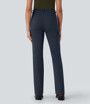 DayStretch Mid Rise Pockets Hiking Cargo Bootcut Pants