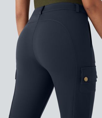 DayStretch Mid Rise Pockets Hiking Cargo Bootcut Pants