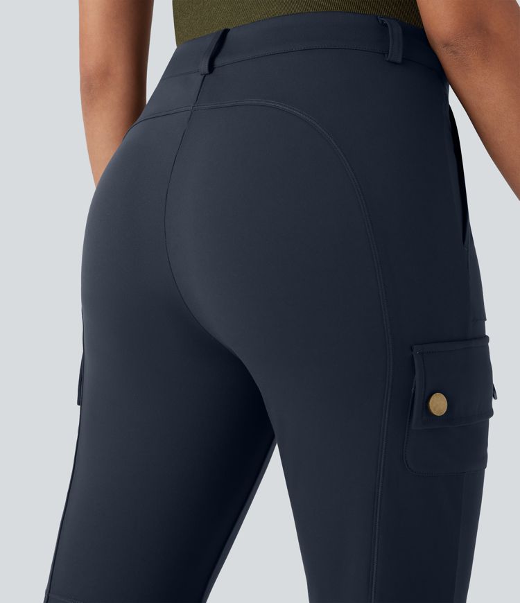 DayStretch Mid Rise Pockets Hiking Cargo Bootcut Pants