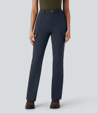DayStretch Mid Rise Pockets Hiking Cargo Bootcut Pants