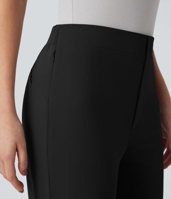 Halara Flex™ High-waisted Work Straight-leg 7/8 Trousers with Pockets