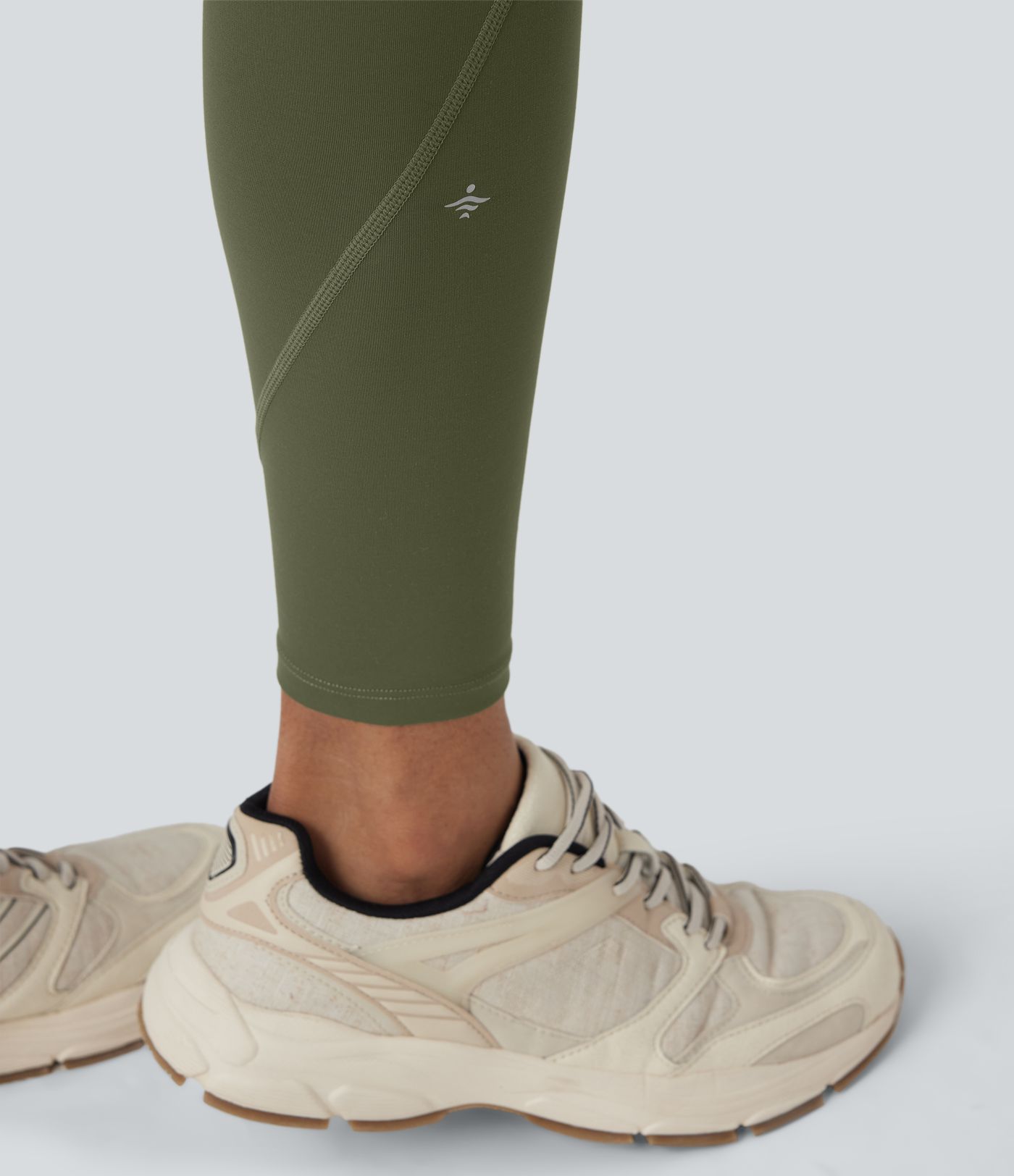 SpeedWave™ High Waisted Quick Dry 7/8 Running Leggings with Pockets