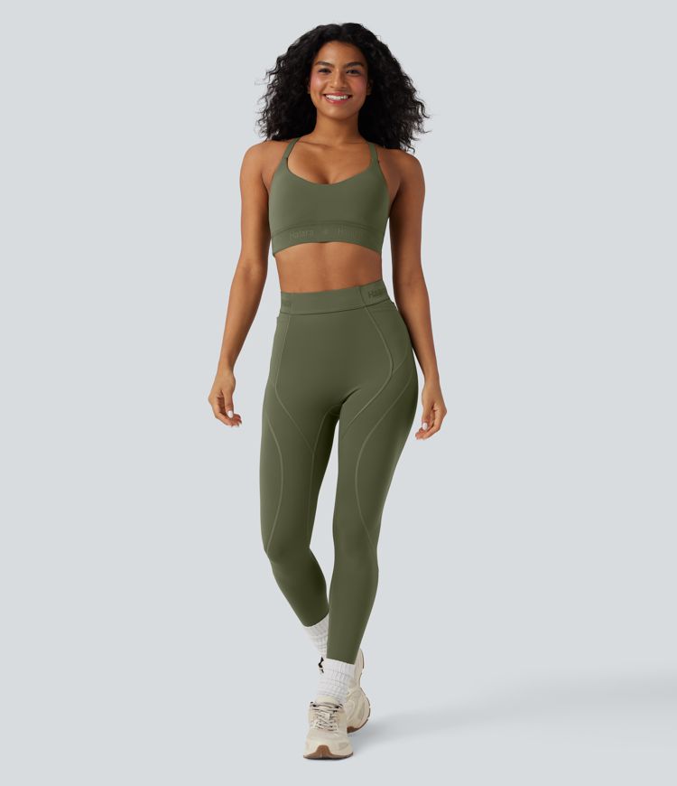 Legging course SpeedWave™ 7/8 taille haute séchage rapide avec poches