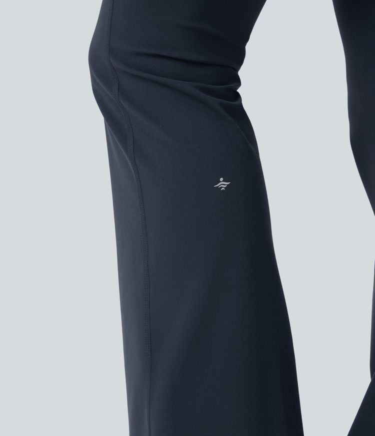 Halara UltraSculpt™ High Waisted Tummy Control Butt Lifting Scrunch Shaping Yoga Bootcut Leggings with Pockets