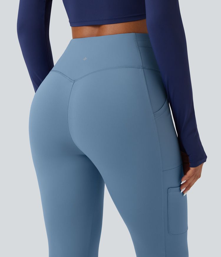 SoftlyZero™ Plush High Waisted Drawstring Hiking Joggers with Pockets