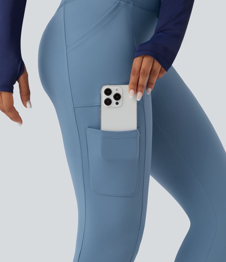 SoftlyZero™ Plush High Waisted Drawstring Hiking Joggers with Pockets