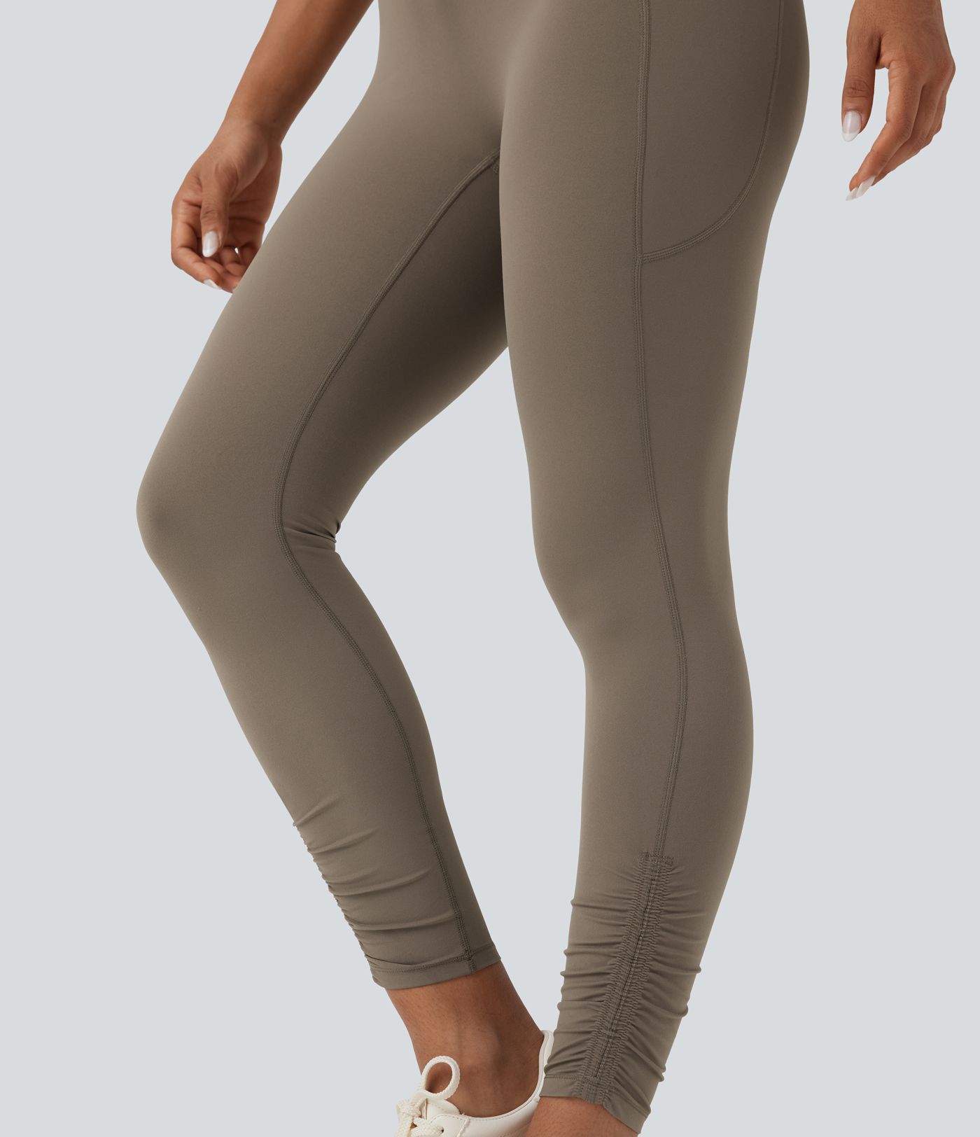 Halara UltraSculpt™ High Waisted Drawstring Tummy Control Yoga Leggings with Pockets