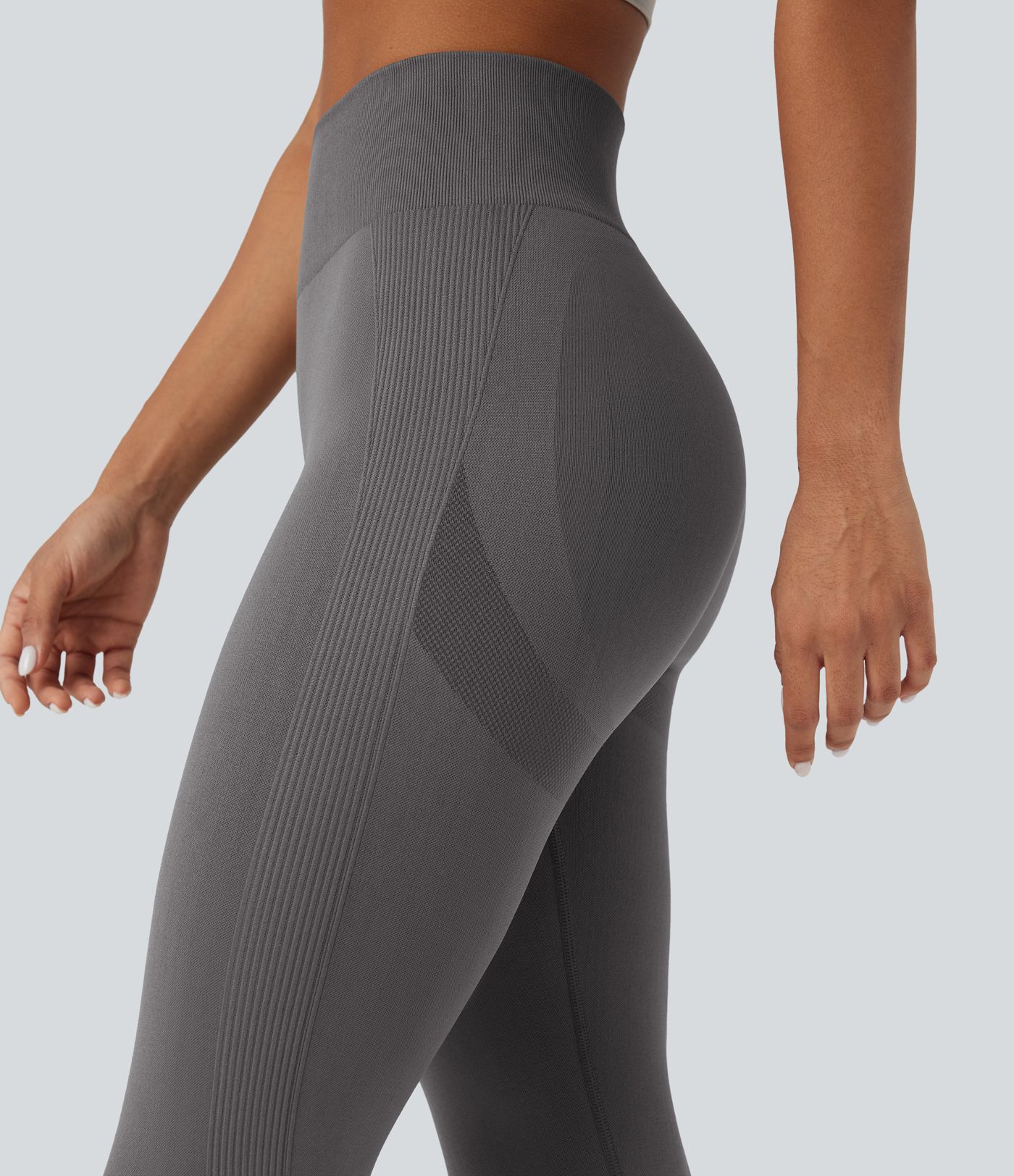 Nahtlose Passform High Waist Booty Scrunch Yoga-Leggings