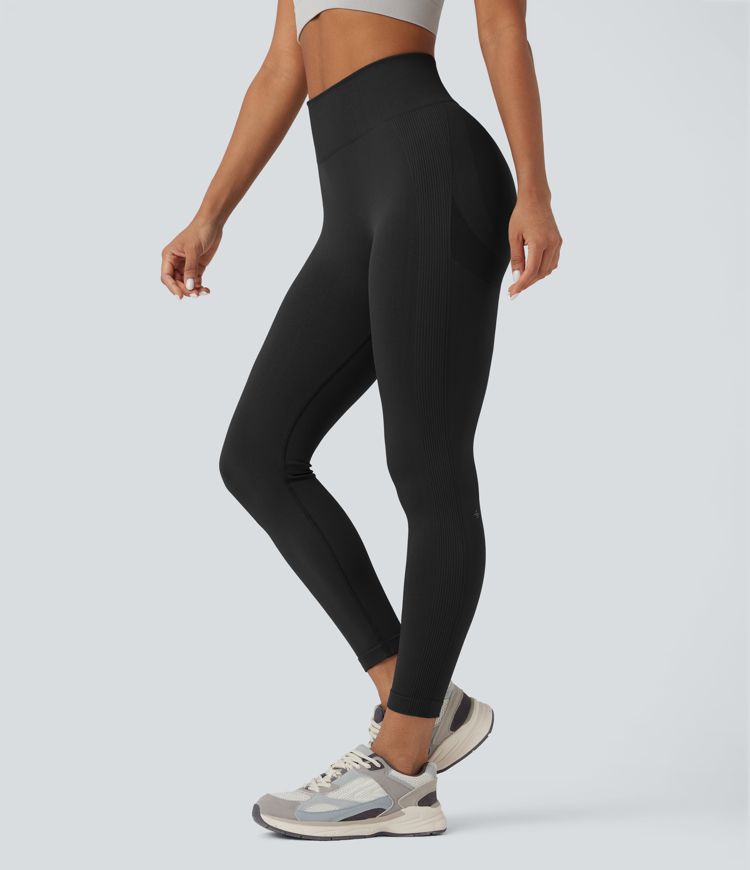 Seamless Flow High Waisted Booty Scrunch Yoga Leggings