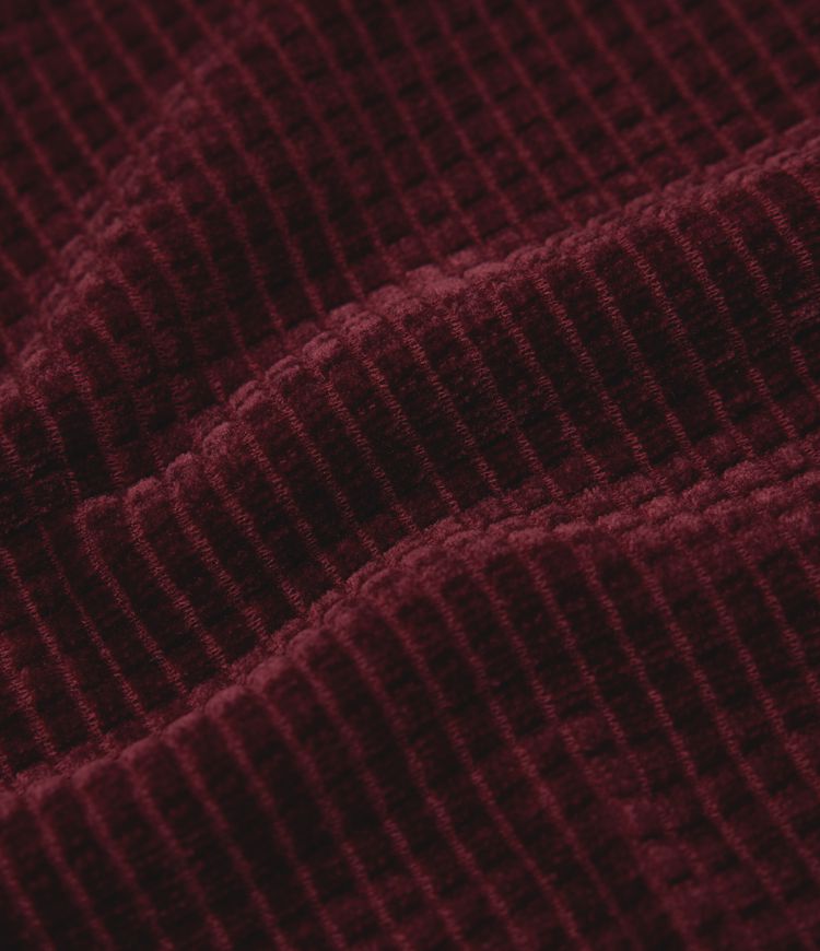 High Waisted Drawstring Chenille Waffle Casual Joggers with Pockets