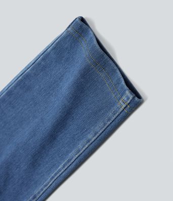 Halara Flex™ High Waisted Pocket Denim Capri Casual Leggings