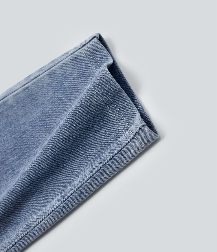 Halara Flex™ High Waisted Pocket Denim Capri Casual Leggings