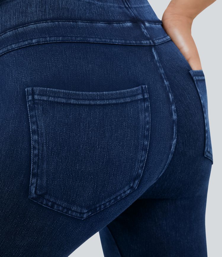 Halara Flex™ Jegging Casual Taille Haute Extensible Poche Latérale Arrière