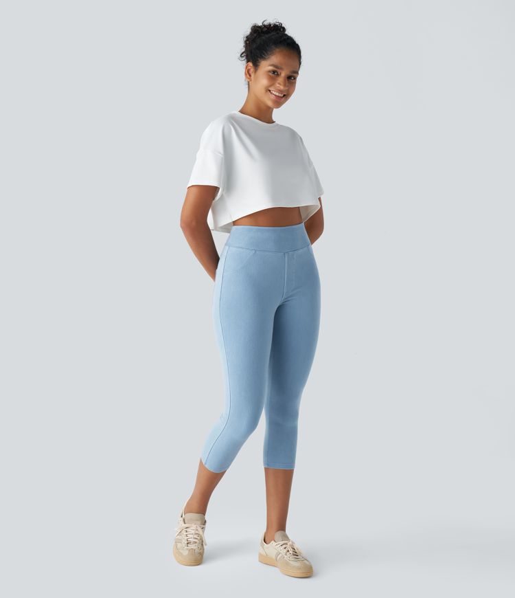 Halara Flex™ Jegging Casual Taille Haute Extensible Poche Latérale Arrière