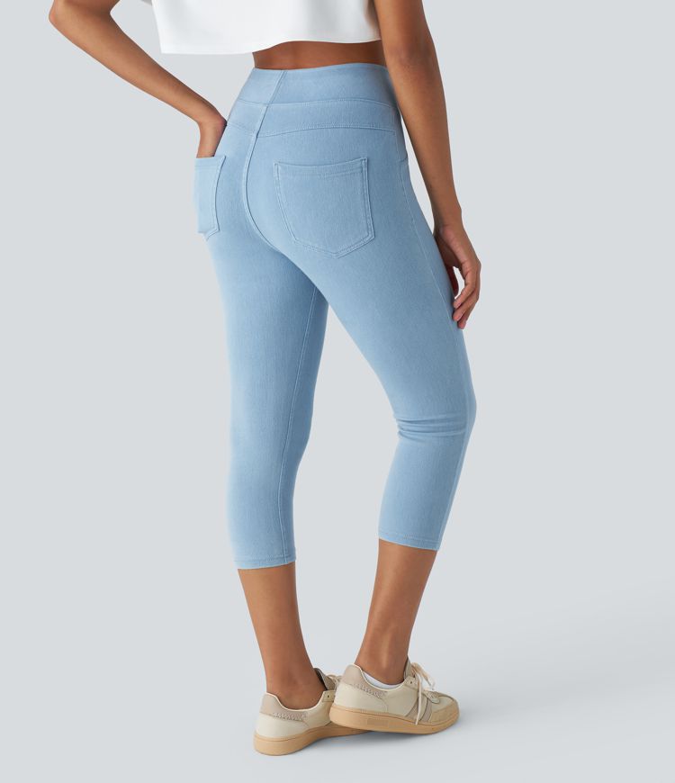 Halara Flex™ Jegging Casual Taille Haute Extensible Poche Latérale Arrière