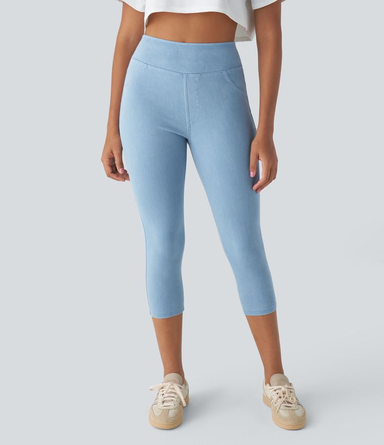 Halara Flex™ Jegging Casual Taille Haute Extensible Poche Latérale Arrière