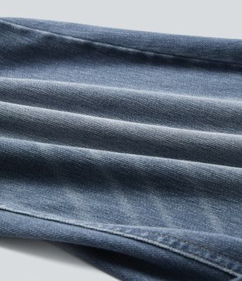 Halara Flex™ High Waisted Straight Leg Casual Jeans with Pockets