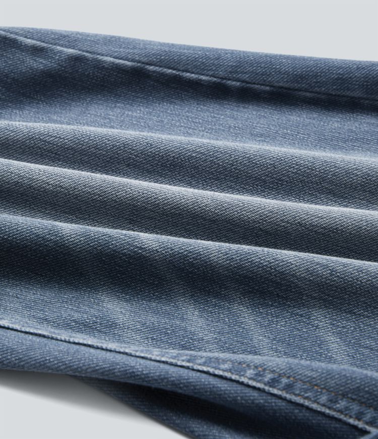 Halara Flex™ High Waisted Straight Leg Casual Jeans with Pockets