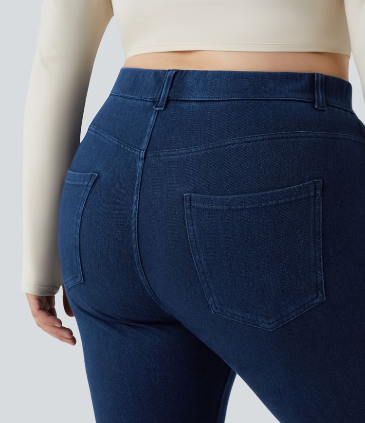 Halara Flex™ High Waisted Pockets Denim Work 7/8 Plus Size Leggings