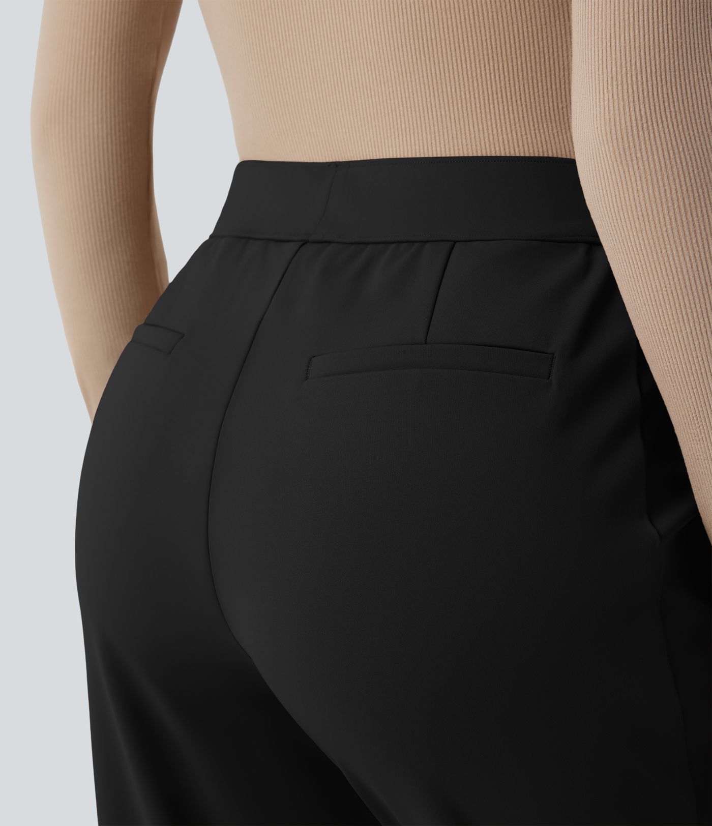 Hochgeschnittene taillierte Arbeitshose