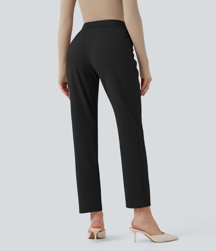 High Waisted Tapered Work Pants