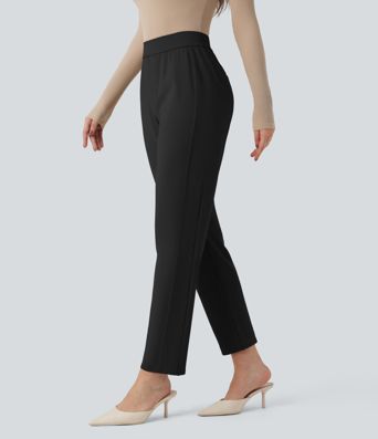 Hochgeschnittene taillierte Arbeitshose