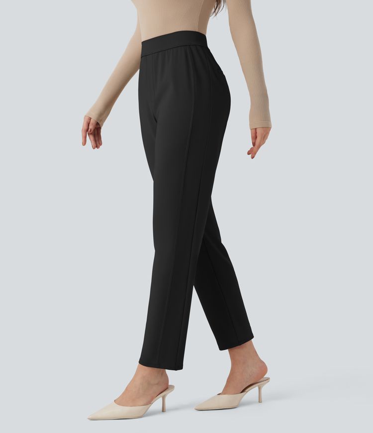 High Waisted Tapered Work Pants