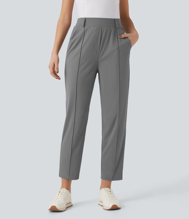 Pantalon de golf taille haute séchage rapide avec poches - tee de golf - UPF40+