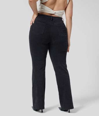 Halara Flex™ Mid Rise Pockets Casual Plus Size Jeans