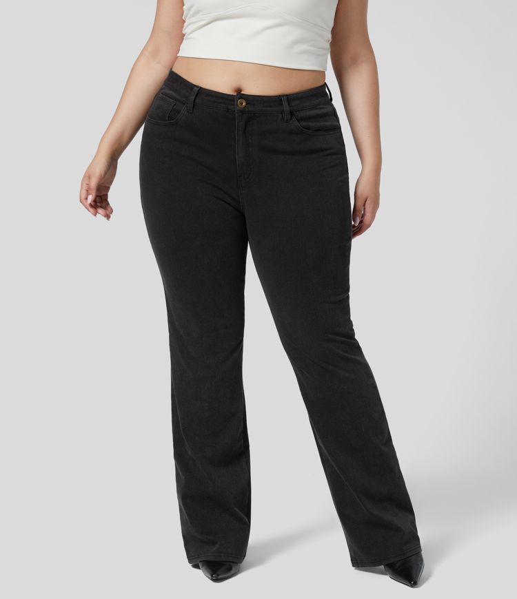 Halara Flex™ Mid Rise Pockets Casual Plus Size Jeans
