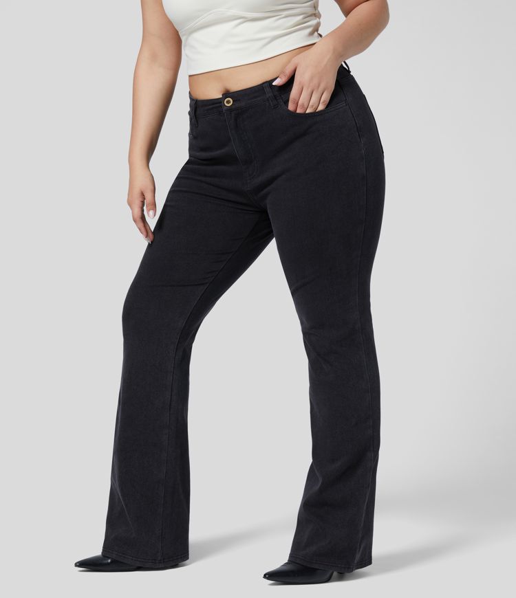 Halara Flex™ Mid Rise Pockets Casual Plus Size Jeans