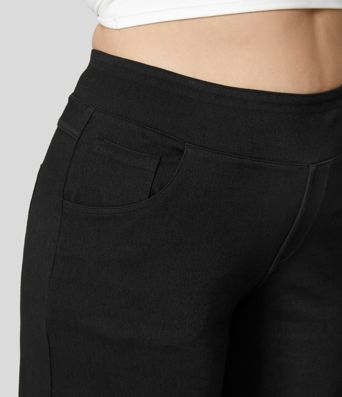 Halara Flex™ High Waisted Pockets Baggy Wide Leg Loose Casual Plus Size Jeans