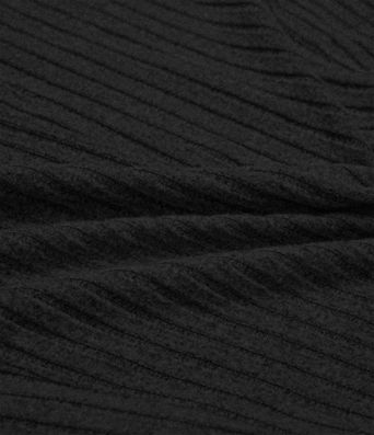 Ribbed Knit Mock-neck Long Sleeve Belted Casual Maxi Dress