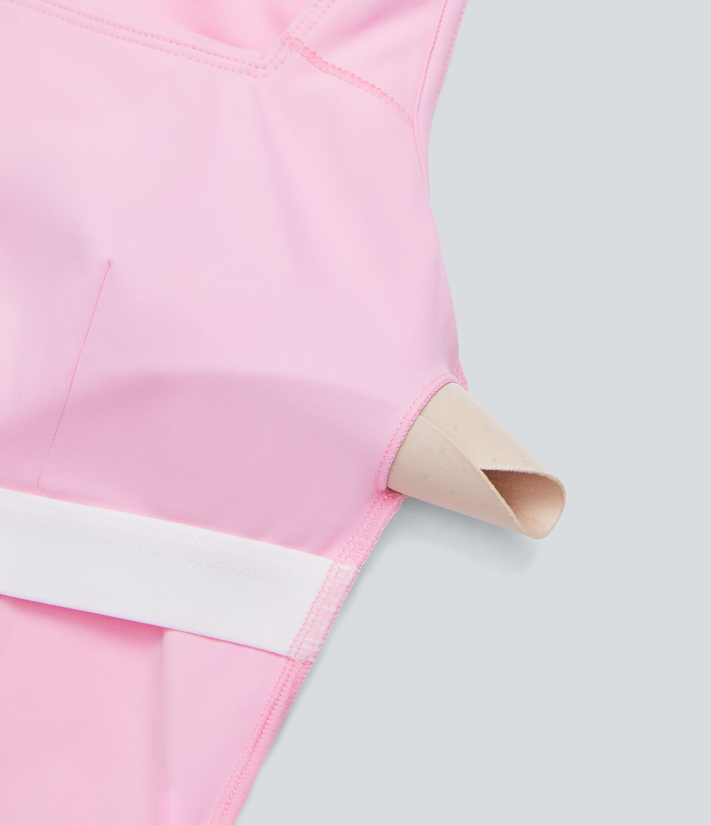 SoftlyZero™ Airy Square Neck Skinny Sleeveless Work Bodysuit