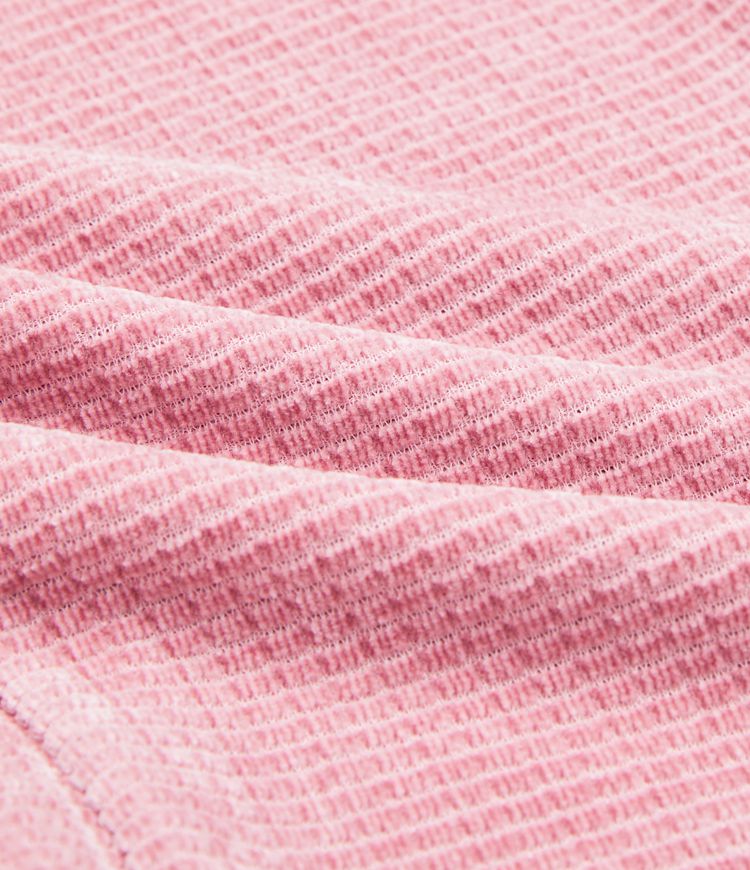 Jumpsuit casual de chenilla con lazo en la espalda y bolsillos