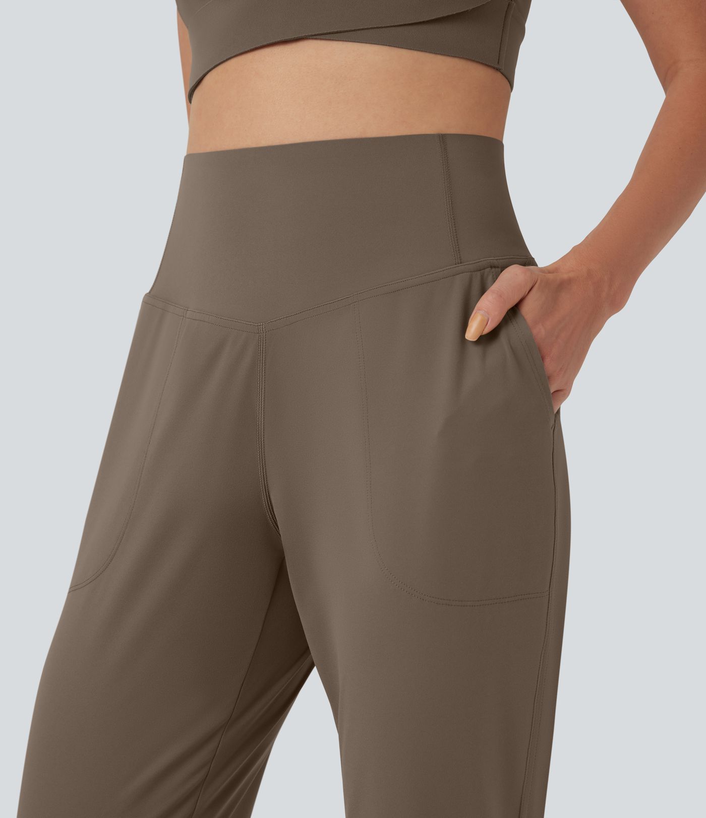 Jogging de yoga gainant taille haute avec poches Halara UltraSculpt™