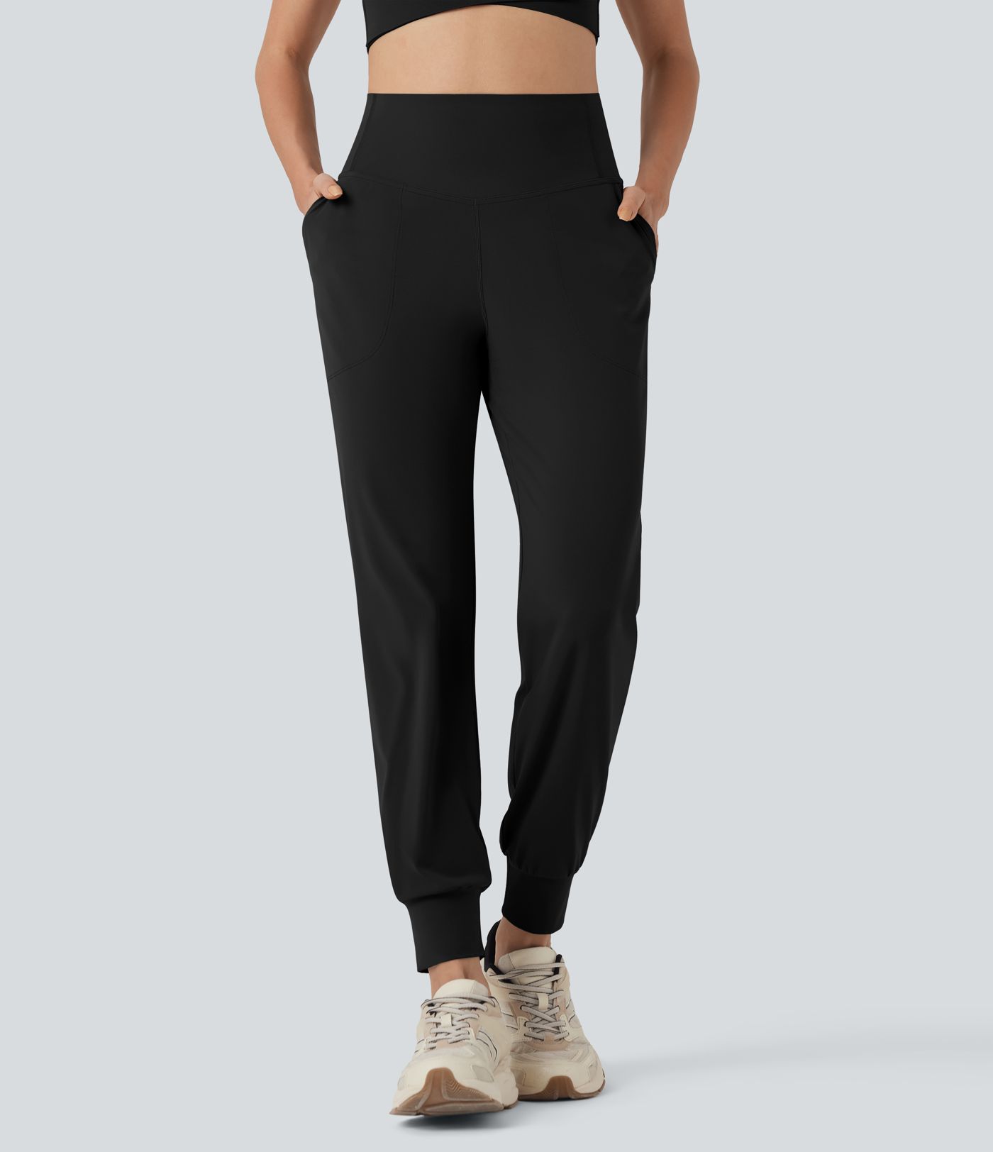 Halara UltraSculpt™ High Waisted Tummy Control Yoga Joggers with Pockets