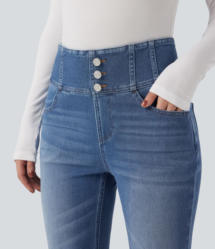 Halara Flex™ High-waisted Casual Skinny Jeans with Pockets
