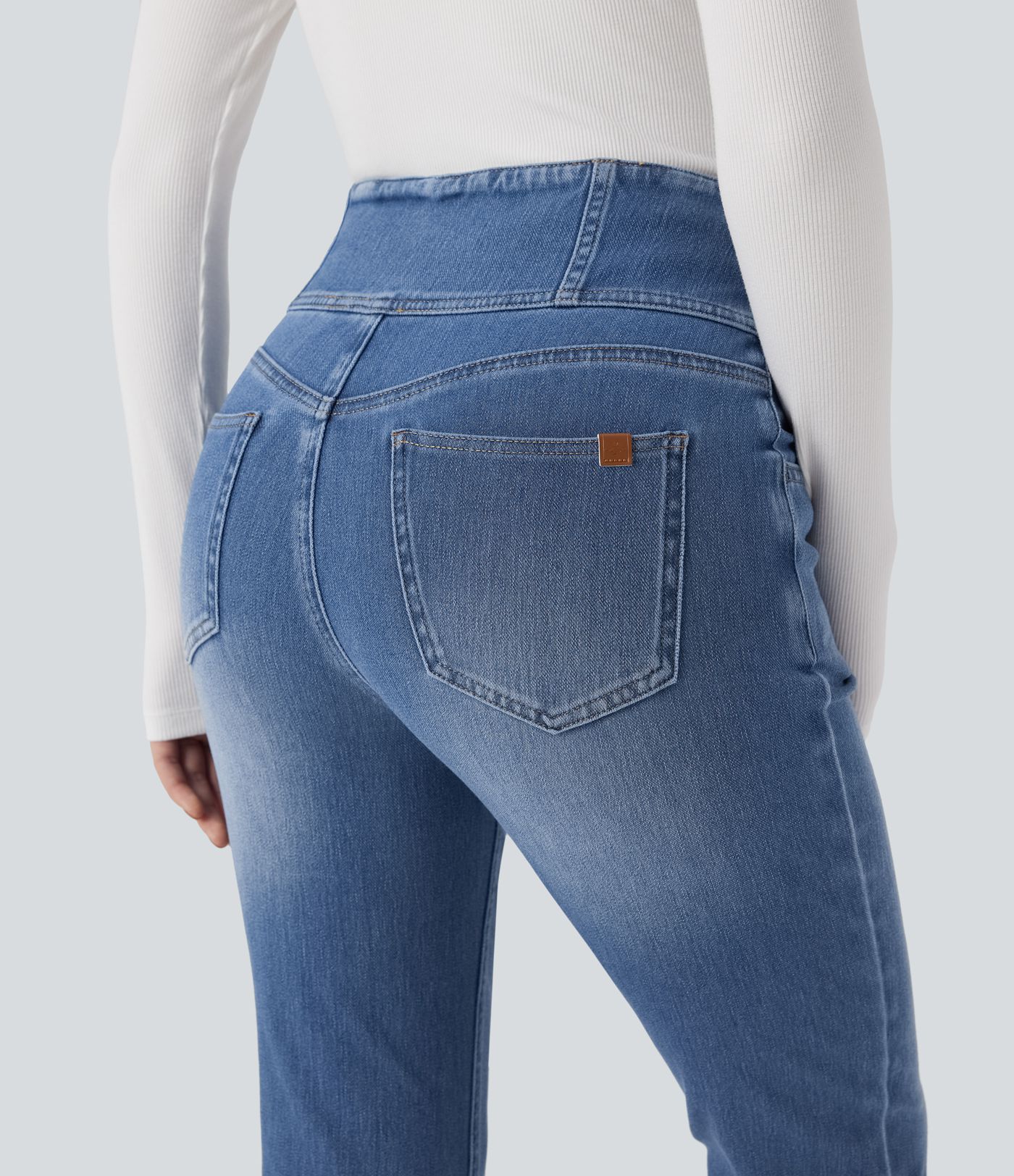 Halara Flex™ High-waisted Casual Skinny Jeans with Pockets