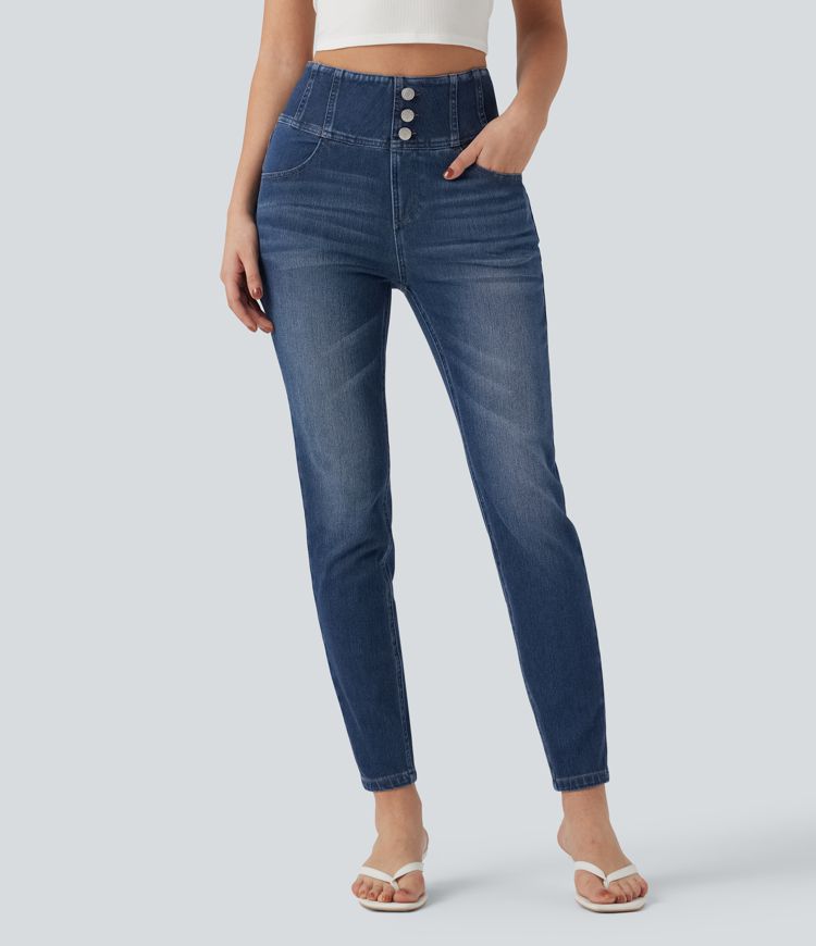 Jean skinny Halara Flex™ taille haute avec poches