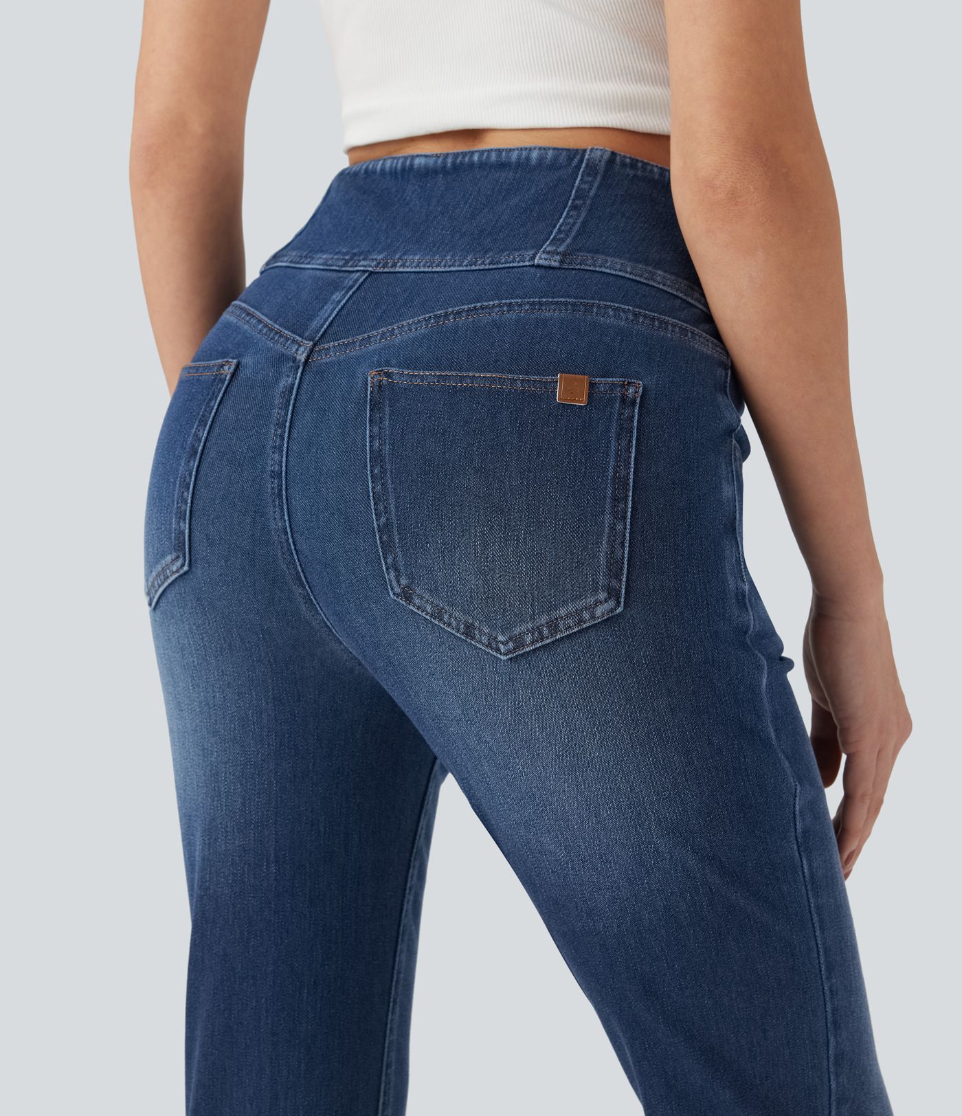 Halara Flex™ High-waisted Casual Skinny Jeans with Pockets
