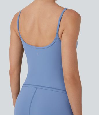 SoftlyZero™ Airy Built-in Bra Flare Yoga Cami Jumpsuit-Easy Peezy-UPF50+