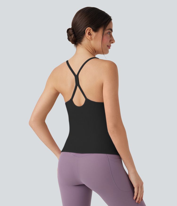 SoftlyZero™ Plush Cut Out Yoga Tank Top