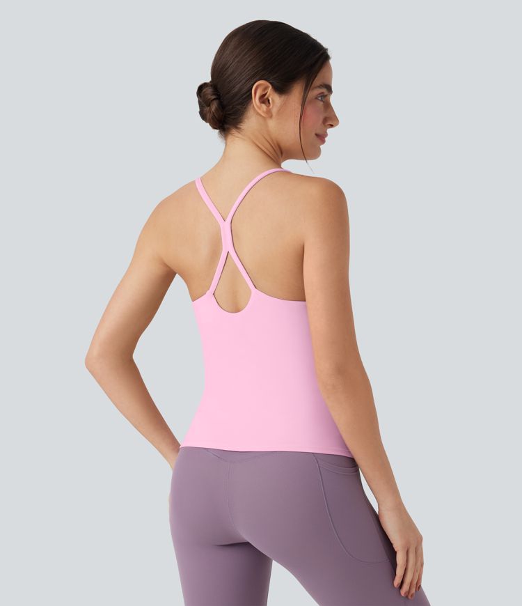 SoftlyZero™ Plush Cut Out Yoga Tank Top