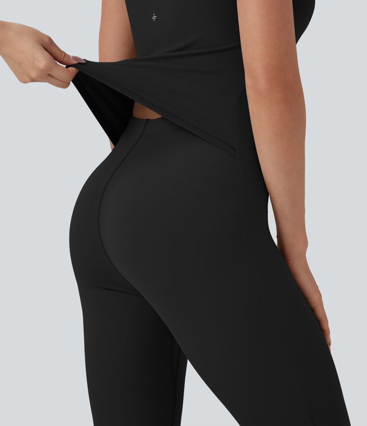 SoftlyZero™ Airy Built-in Bra Flare Yoga Cami Jumpsuit-Easy Peezy-UPF50+