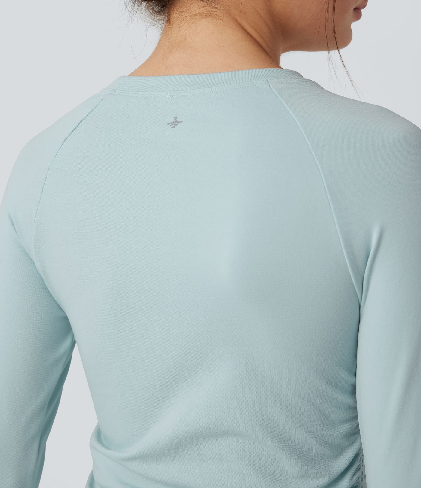 OneForm Seamless Flow Long Sleeve Ruched Yoga Sports Top